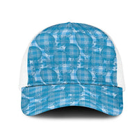 Polu Hawaii Breadfruit Palaka Motifs Mesh Trucker Cap