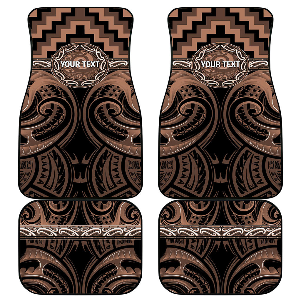Aotearoa Kati Mamoe Personalised Car Mats Maori Iwi Poutama Puhoro Tattoo LT14 - Polynesian Pride