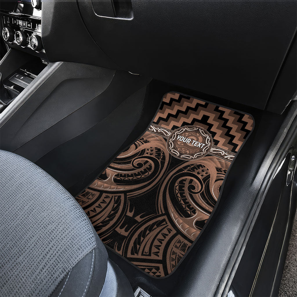 Aotearoa Kati Mamoe Personalised Car Mats Maori Iwi Poutama Puhoro Tattoo LT14 - Polynesian Pride