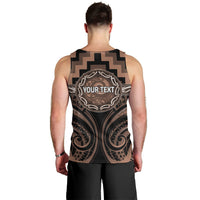 Aotearoa Kati Mamoe Personalised Men Tank Top Maori Iwi Poutama Puhoro Tattoo LT14 - Polynesian Pride