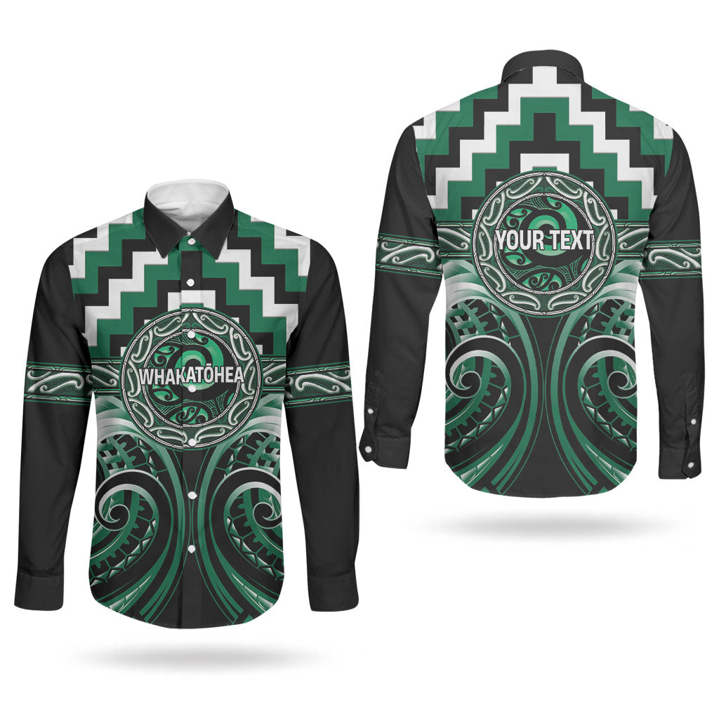 Aotearoa Whakatohea Personalised Couples Matching Mermaid Dress and Long Sleeve Button Shirt Maori Iwi Poutama Puhoro Tattoo LT14 - Polynesian Pride