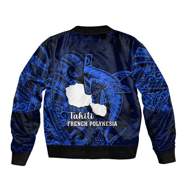 Hawaii Bomber Jacket Polynesian Shark with Kakau Orange Version LT01 main image 1