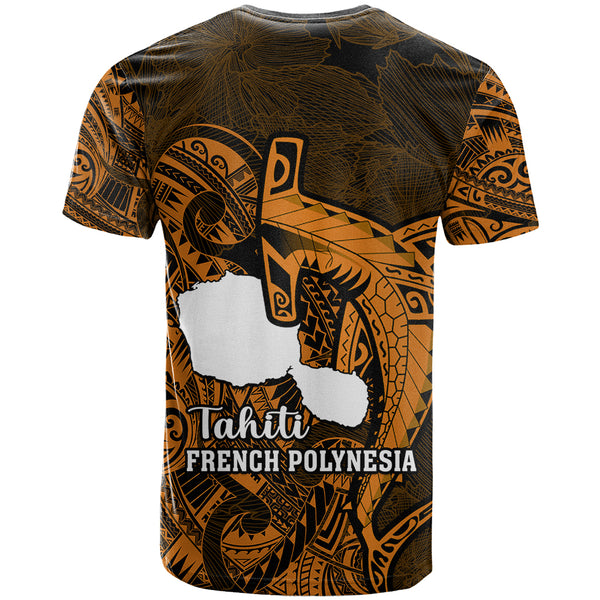French Polynesia Tahiti Hoodie Polynesian Shark Tattoo With Hibiscus Red Version LT14