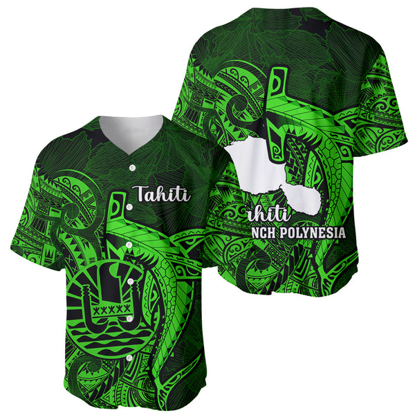 Polynesian Shark Tattoo Hawaii Tribal Baseball Jersey - LT12