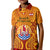 Personalised French Polynesia Kid Polo Shirt Coat Of Arms With Polynesian Plumeria LT14 Kid Red - Polynesian Pride