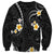 Black And Gray Sweatshirt Curves Polynesian Tattoo Mix Plumeria Flowers