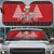 Personalized Hawaii Skull Christmas Auto Sun Shade Mele Kalikimaka Hawaiian Kakau - Polynesian Pride