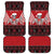Personalized Hawaii Skull Christmas Car Mats Mele Kalikimaka Hawaiian Kakau - Polynesian Pride