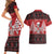 Personalized Hawaii Skull Christmas Couples Matching Short Sleeve Bodycon Dress and Hawaiian Shirt Mele Kalikimaka Hawaiian Kakau - Polynesian Pride