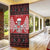 Personalized Hawaii Skull Christmas Door Cover Mele Kalikimaka Hawaiian Kakau - Polynesian Pride