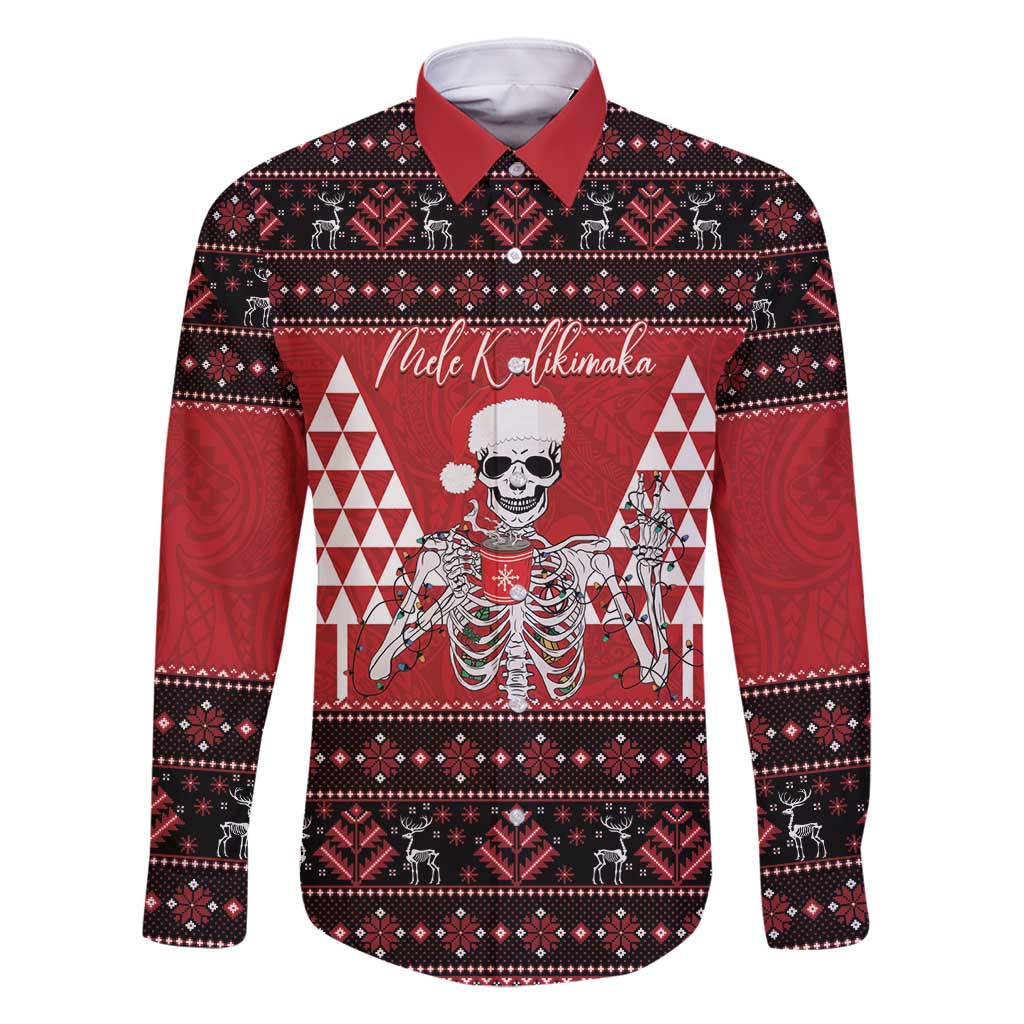 skull christmas dress BlackMilk | Santa Claws Polo Skater Dress | Black