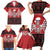 Personalized Hawaii Skull Christmas Family Matching Short Sleeve Bodycon Dress and Hawaiian Shirt Mele Kalikimaka Hawaiian Kakau - Polynesian Pride