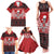 Personalized Hawaii Skull Christmas Family Matching Tank Maxi Dress and Hawaiian Shirt Mele Kalikimaka Hawaiian Kakau - Polynesian Pride