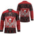 Personalized Hawaii Skull Christmas Hockey Jersey Mele Kalikimaka Hawaiian Kakau - Polynesian Pride