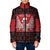 Personalized Hawaii Skull Christmas Padded Jacket Mele Kalikimaka Hawaiian Kakau - Polynesian Pride