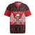 Personalized Hawaii Skull Christmas Rugby Jersey Mele Kalikimaka Hawaiian Kakau - Polynesian Pride