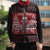 Personalized Hawaii Skull Christmas Sleeveless Puffer Jacket Mele Kalikimaka Hawaiian Kakau - Polynesian Pride