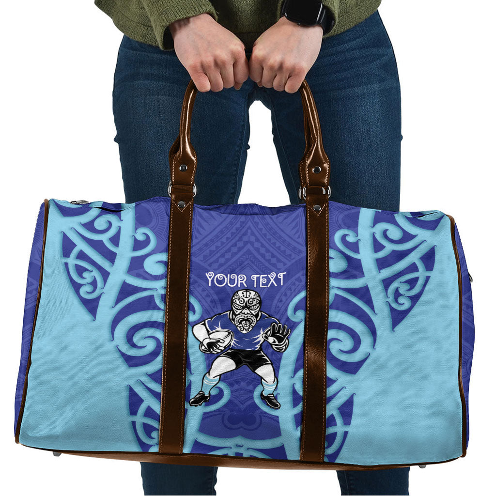Northland Custom Rugby New Zealand Travel Bag Aotearoa Maori Pukana Tiki Mascot