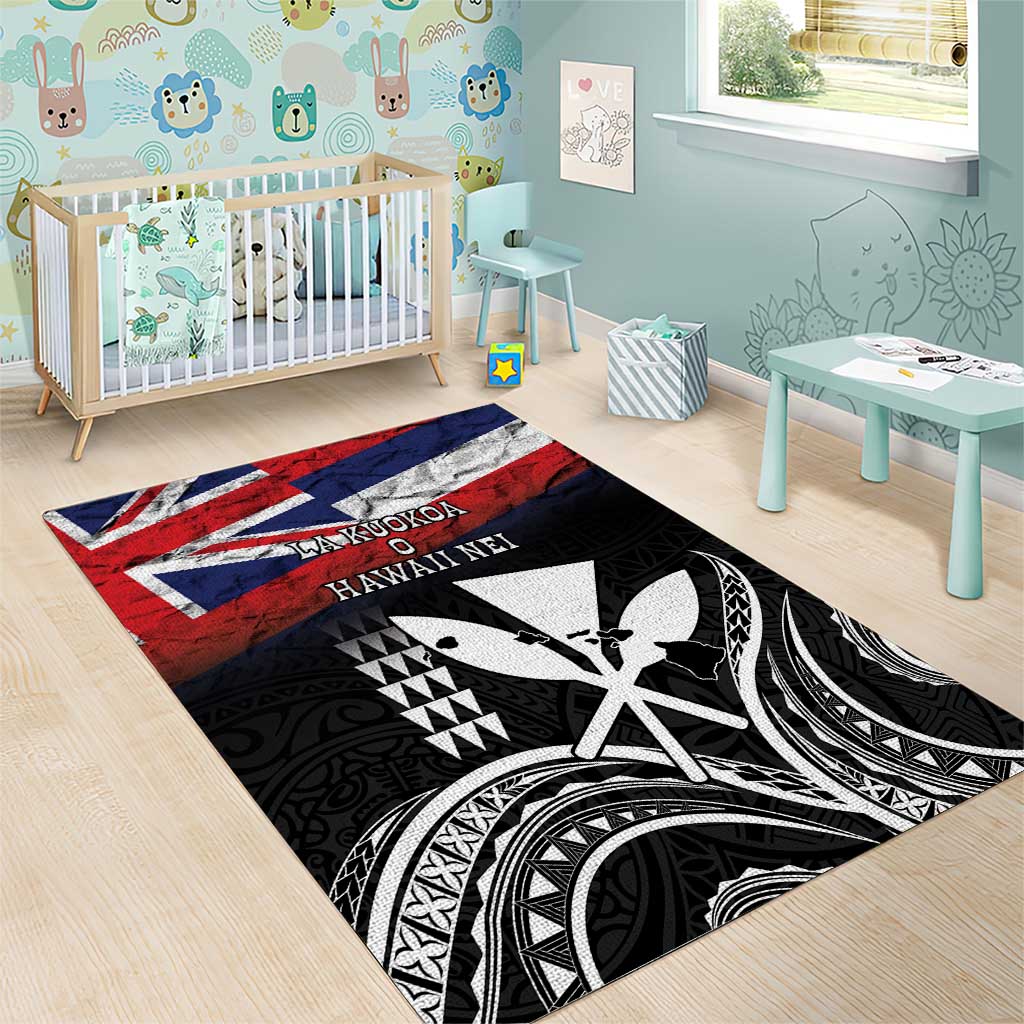 Hawaii Independence Day Area Rug La Kuokoa - Happy 28th November