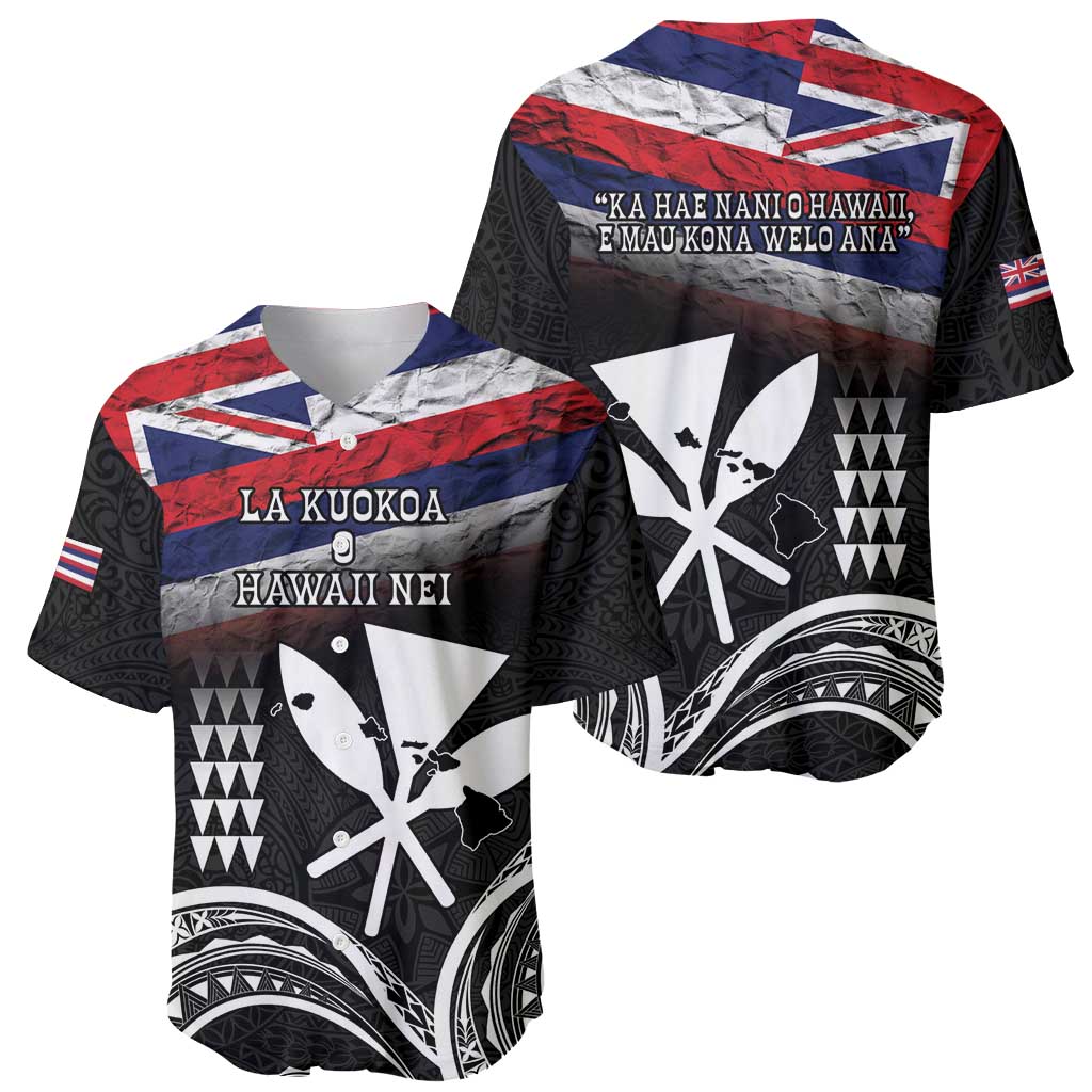 Hawaii Independence Day Baseball Jersey La Kuokoa - Happy 28th November LT14 - Polynesian Pride