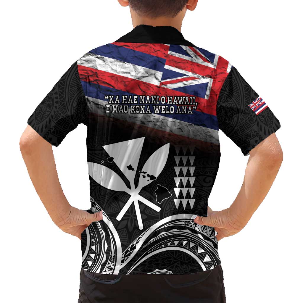 Hawaii Independence Day Family Matching Long Sleeve Bodycon Dress and Hawaiian Shirt La Kuokoa - Happy 28th November LT14 - Polynesian Pride