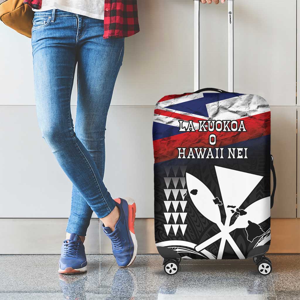 Hawaii Independence Day Luggage Cover La Kuokoa - Happy 28th November