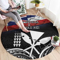 Hawaii Independence Day Round Carpet La Kuokoa - Happy 28th November LT14 - Polynesian Pride