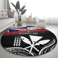 Hawaii Independence Day Round Carpet La Kuokoa - Happy 28th November LT14 - Polynesian Pride