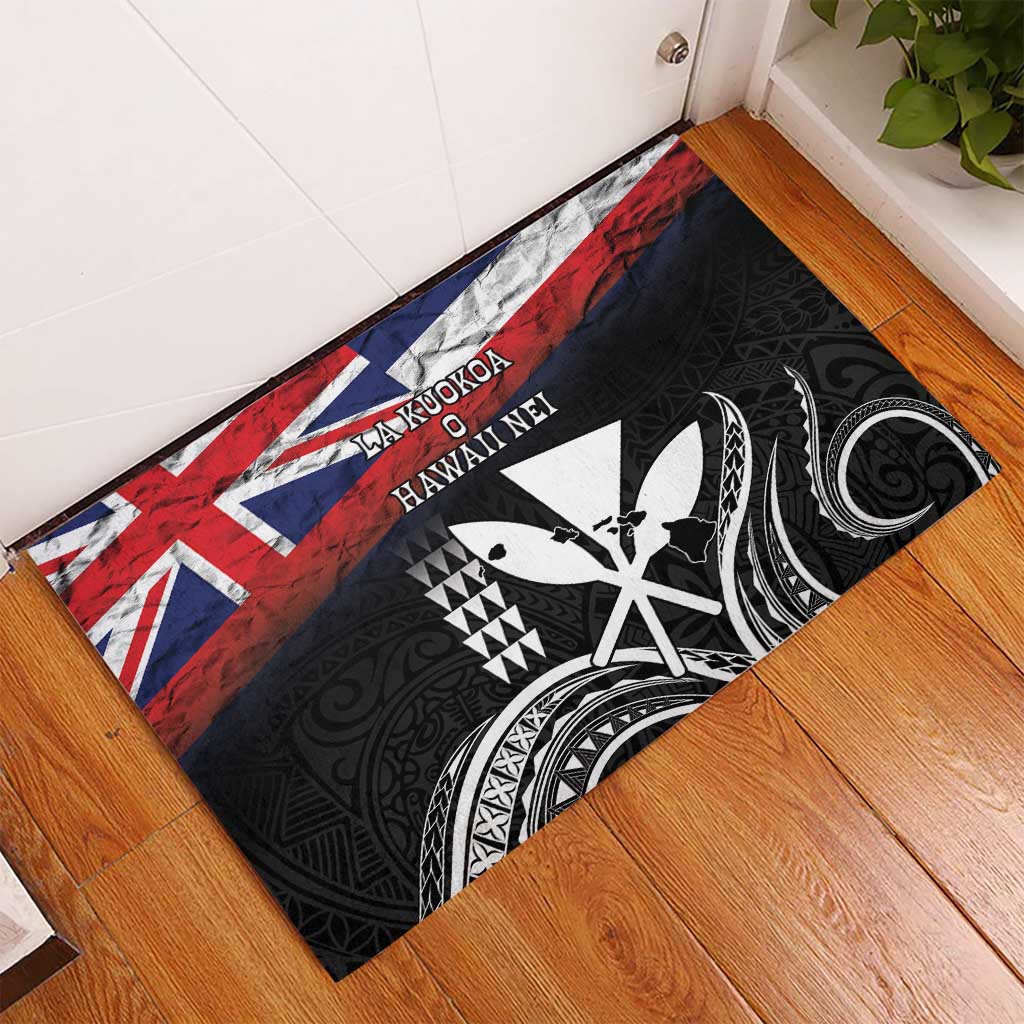 Hawaii Independence Day Rubber Doormat La Kuokoa - Happy 28th November