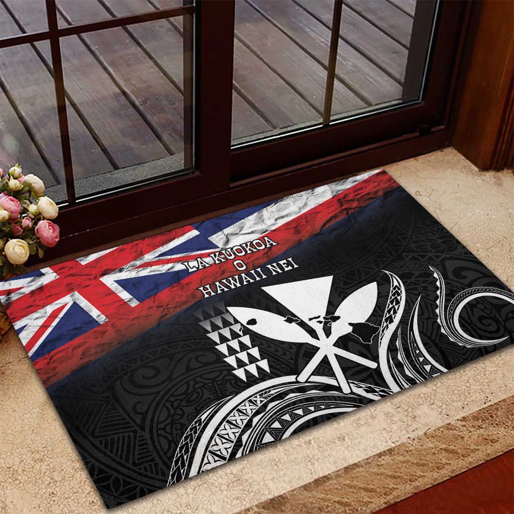 Hawaii Independence Day Rubber Doormat La Kuokoa - Happy 28th November