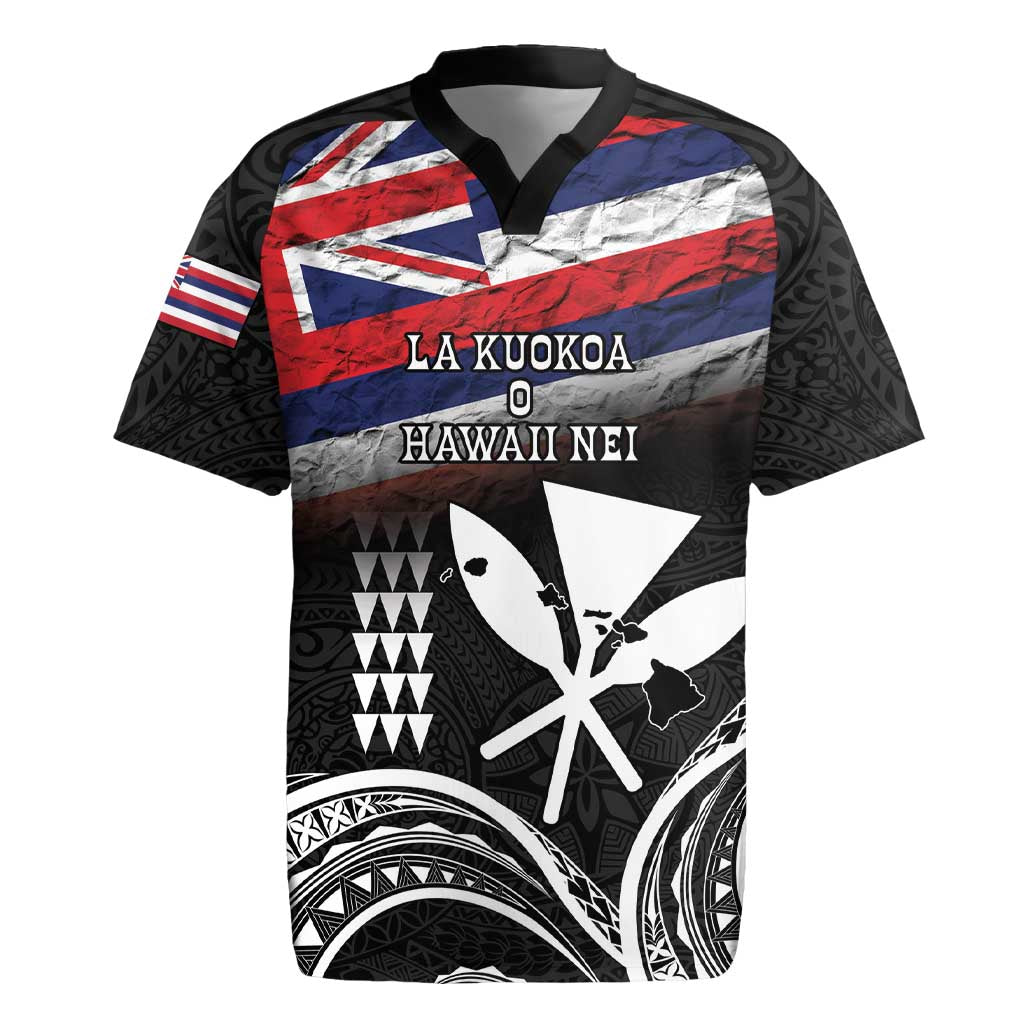 Hawaii Independence Day Rugby Jersey La Kuokoa - Happy 28th