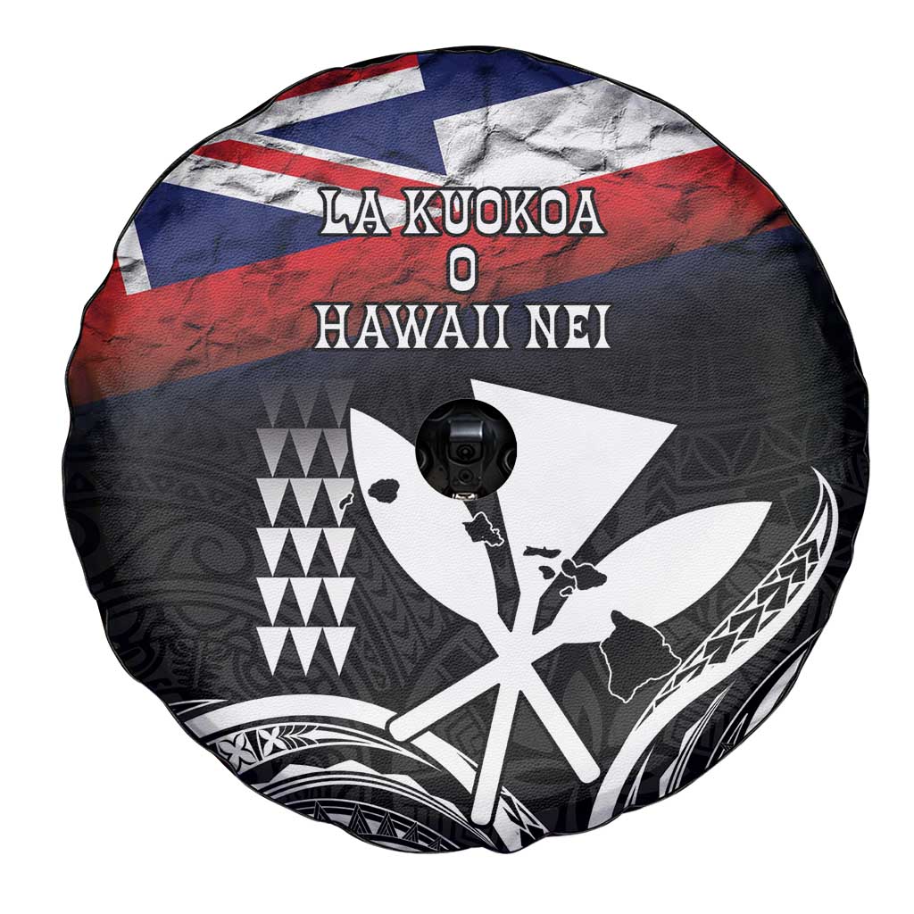 Hawaii Independence Day Spare Tire Cover La Kuokoa - Happy 28th November