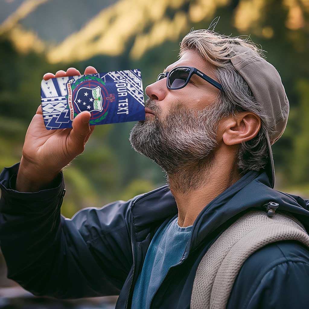 Toa Samoa Rugby Custom 4 in 1 Can Cooler Tumbler Go Champions Pacific Samoan Pattern - Polynesian Pride