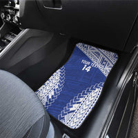Toa Samoa Rugby Custom Car Mats Go Champions Pacific Samoan Pattern - Polynesian Pride