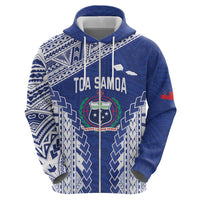Toa Samoa Rugby Custom Hoodie Go Champions Pacific Samoan Pattern - Polynesian Pride