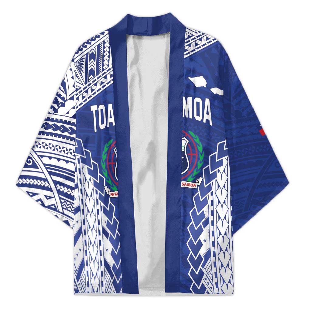 Toa Samoa Rugby Custom Kimono Go Champions Pacific Samoan Pattern - Polynesian Pride