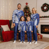 Toa Samoa Rugby Custom Christmas Pajama Set Go Champions Pacific Samoan Pattern - Polynesian Pride