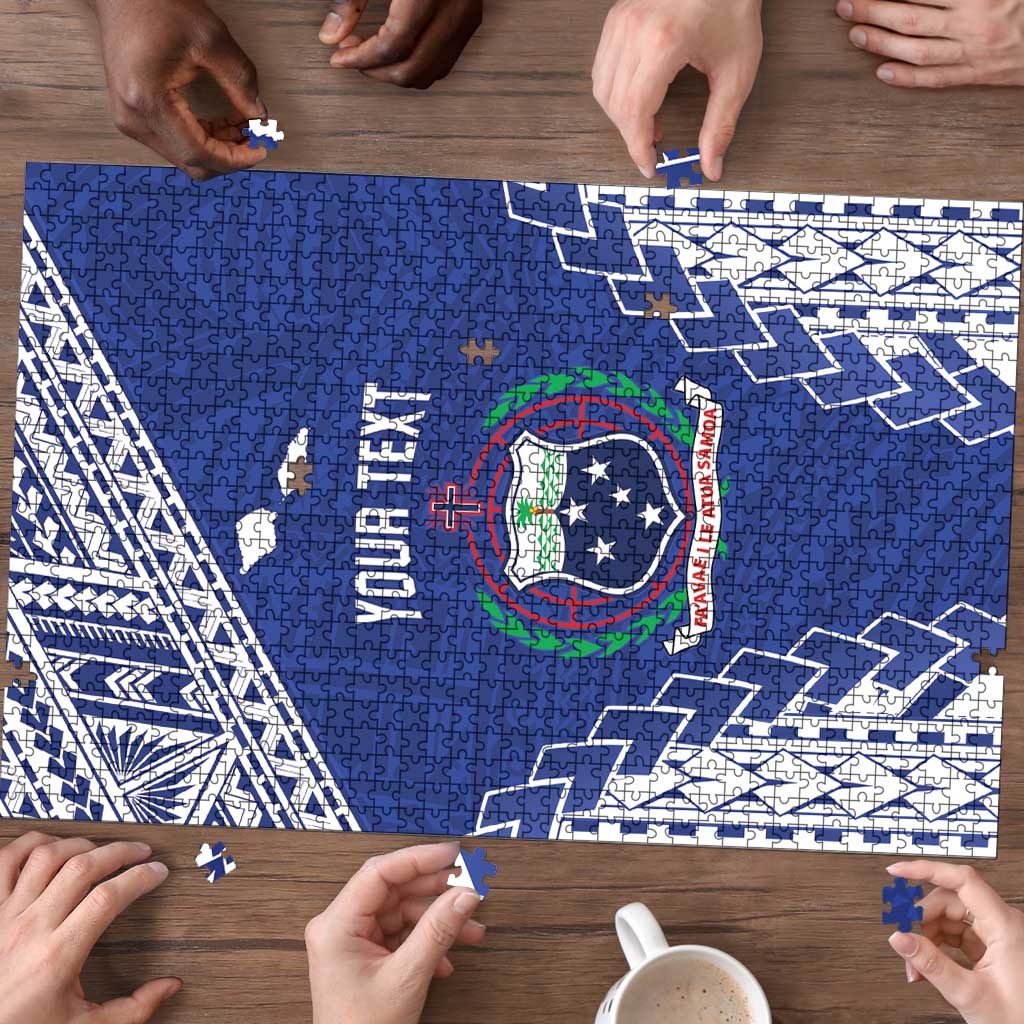 Toa Samoa Rugby Custom Puzzle Go Champions Pacific Samoan Pattern - Polynesian Pride