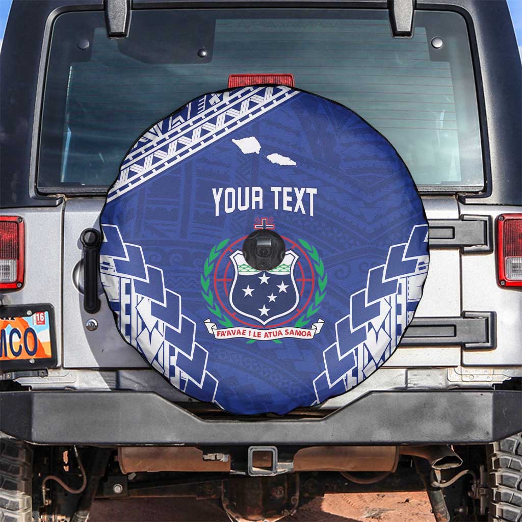 Toa Samoa Rugby Custom Spare Tire Cover Go Champions Pacific Samoan Pattern - Polynesian Pride