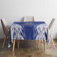 Toa Samoa Rugby Custom Tablecloth Go Champions Pacific Samoan Pattern - Polynesian Pride