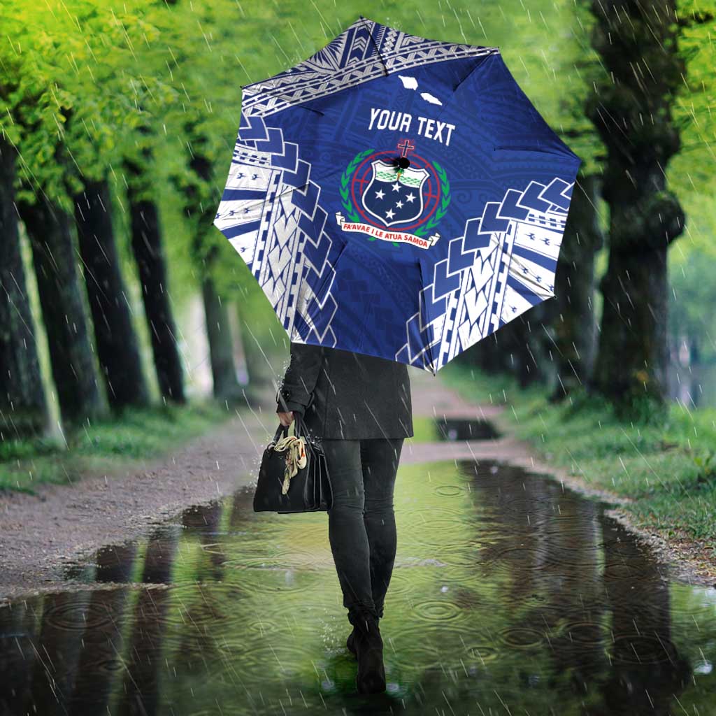 Toa Samoa Rugby Custom Umbrella Go Champions Pacific Samoan Pattern - Polynesian Pride
