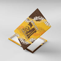 Personalized Mililani Hawaii High School Canvas Wall Art Puakenikeni Lei Hawaiian Pattern - Polynesian Pride