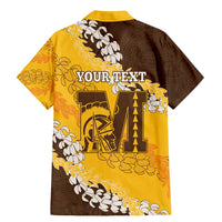 Personalized Mililani Hawaii High School Family Matching Mermaid Dress and Hawaiian Shirt Puakenikeni Lei Hawaiian Pattern - Polynesian Pride