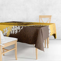 Personalized Mililani Hawaii High School Tablecloth Puakenikeni Lei Hawaiian Pattern - Polynesian Pride