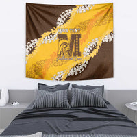 Personalized Mililani Hawaii High School Tapestry Puakenikeni Lei Hawaiian Pattern - Polynesian Pride