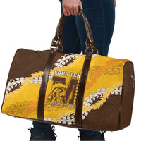 Personalized Mililani Hawaii High School Travel Bag Puakenikeni Lei Hawaiian Pattern - Polynesian Pride