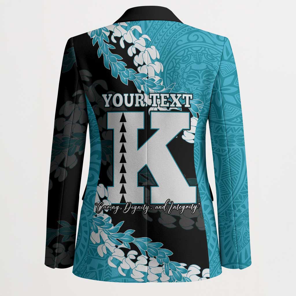 Personalized Kapolei Hawaii High School Blazer Puakenikeni Lei Hawaiian Pattern - Polynesian Pride