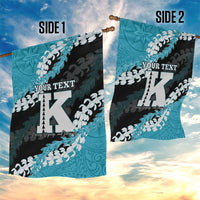 Personalized Kapolei Hawaii High School Garden Flag Puakenikeni Lei Hawaiian Pattern - Polynesian Pride