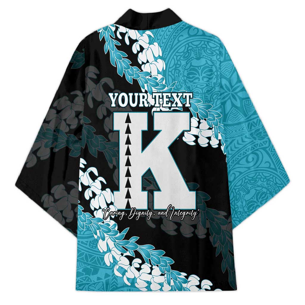 Personalized Kapolei Hawaii High School Kimono Puakenikeni Lei Hawaiian Pattern - Polynesian Pride