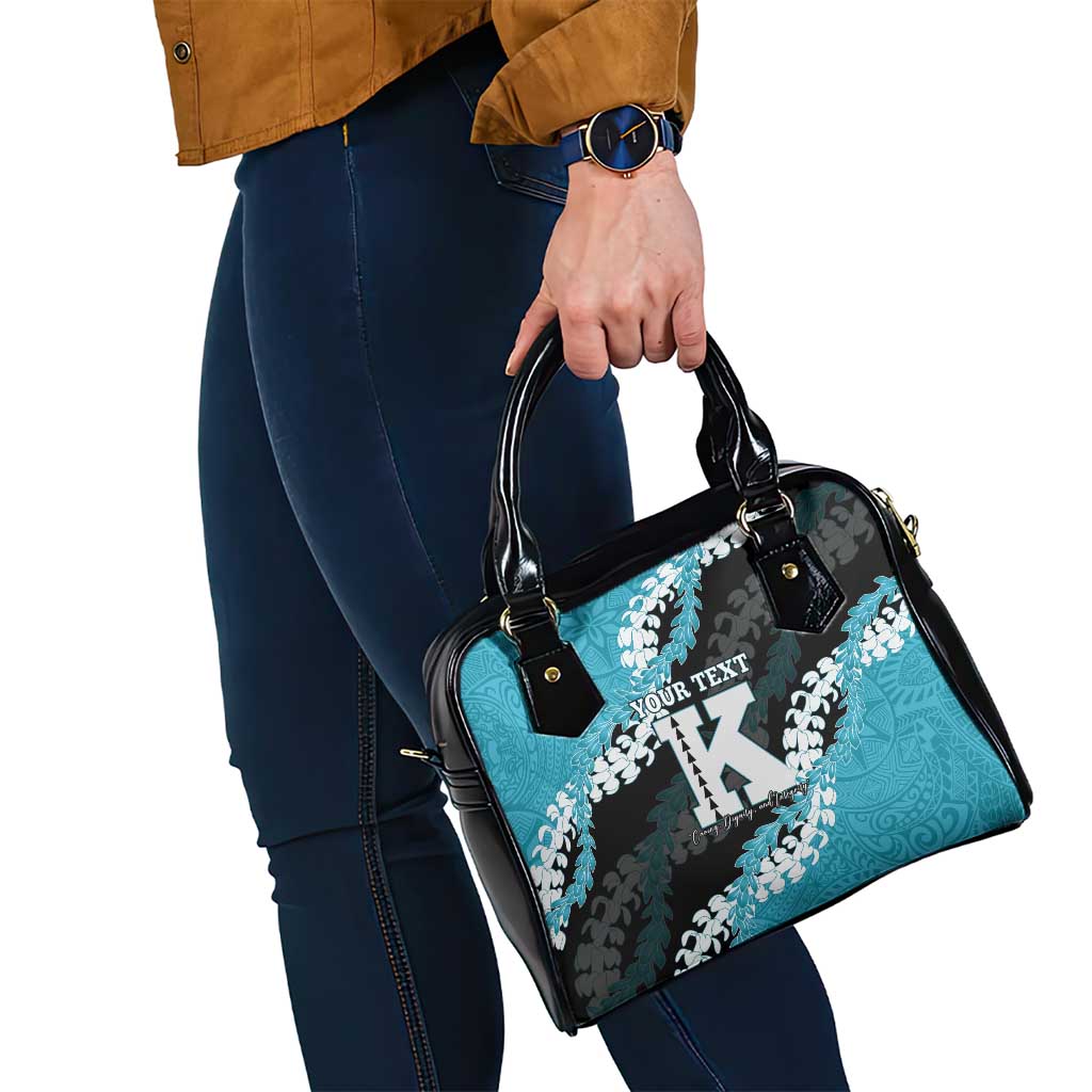 Personalized Kapolei Hawaii High School Shoulder Handbag Puakenikeni Lei Hawaiian Pattern - Polynesian Pride